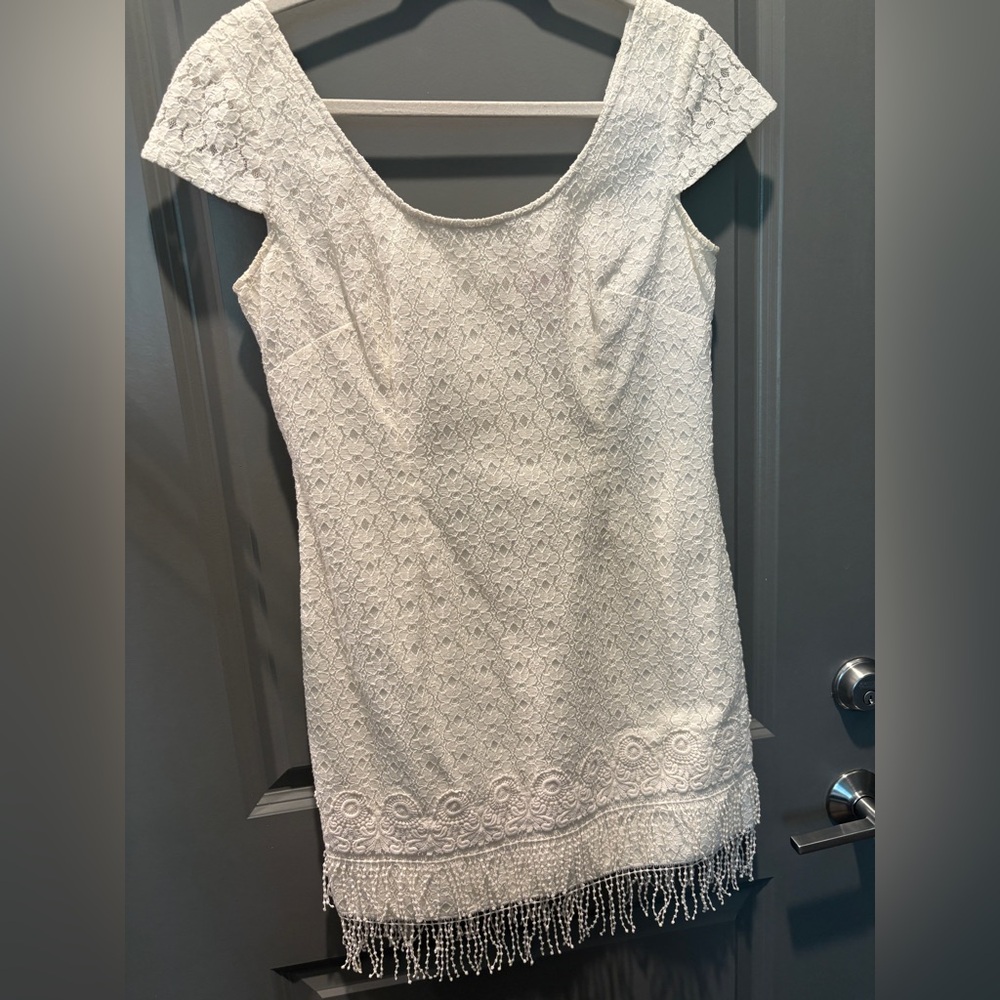 Lilly Pulitzer White Lace Dress